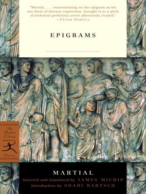cover image of Epigrams